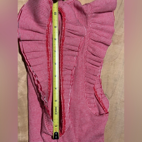 J. Crew Red Ruffle Sleeve Tank Top - Picture 6 of 6
